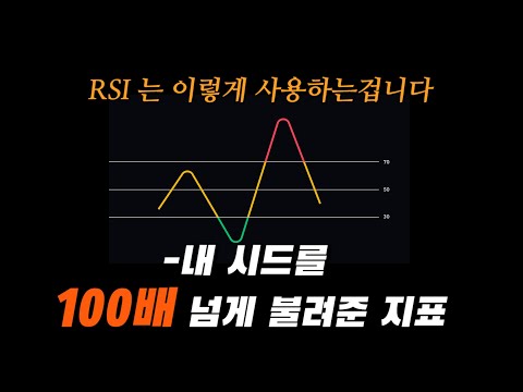 100만원을 1억으로 만들어준 매매기법 11장 - RSI 100% 활용법 (이 방법으로 시드100배넘게 불림)